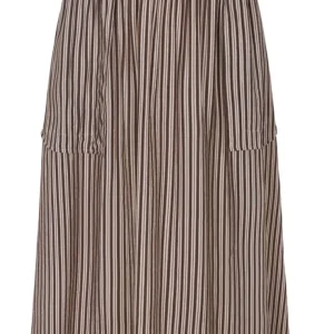 Lollys Laundry Skjørt - Akane Midi - Beige
