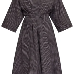 Love & Divine Kjole - Love1602-1 - Brown Check