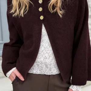 Say INA Copenhagen Genser - Kamilla Knit - Burgundy