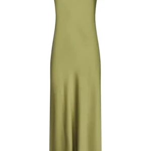 Neo Noir Kjole - Celinie Heavy Sateen - Sage Green