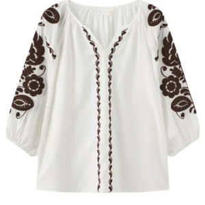 Luxzuz Bluse - Allette - Cream
