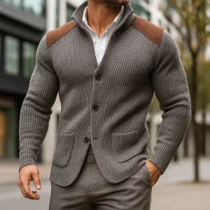 ScandiWear | ROSSI ROMA | Blazer i teksturert strikk