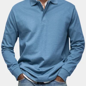 Lucca | Premium Langermet Polo – Italiensk Klasse & Komfort