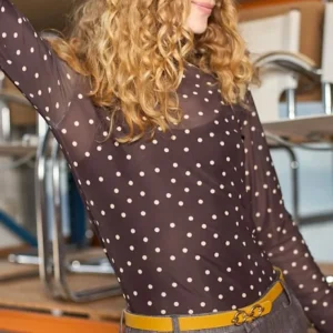 Black Colour Bluse - Annie - Coffee Dot