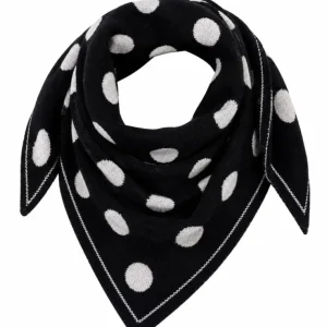 Say INA Copenhagen Skjerf - Sydney Dotted - Black W. White Dots