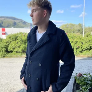 Vilmer Wool Mix Peacoat Mørkeblå