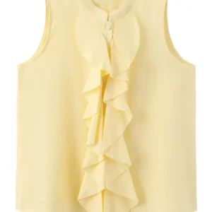 Luxzuz Topp - Vilhelma - Soft Yellow 1029