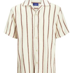 Coba Stripe Resort Shirt Hvit