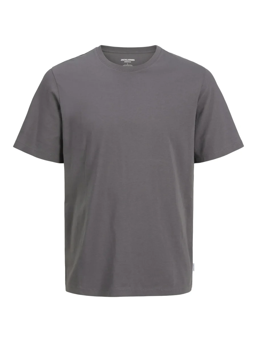 Organic Basic Tee Ss O-Neck Grå - Image 2