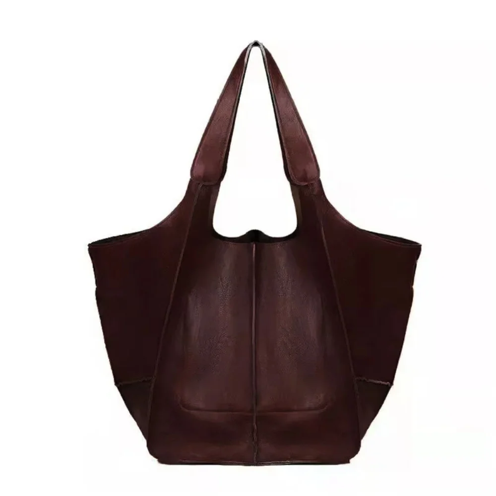 Stor Vintage Skuldveske - Image 2