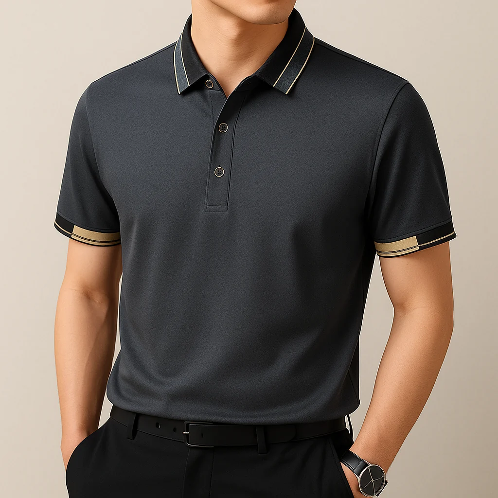 Isak | Polo s kontrastními detaily - Image 7