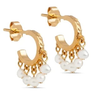 ENAMEL Copenhagen Øreringer - Astrid - Pearl