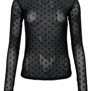 Black Colour Bluse - Jennie - Black